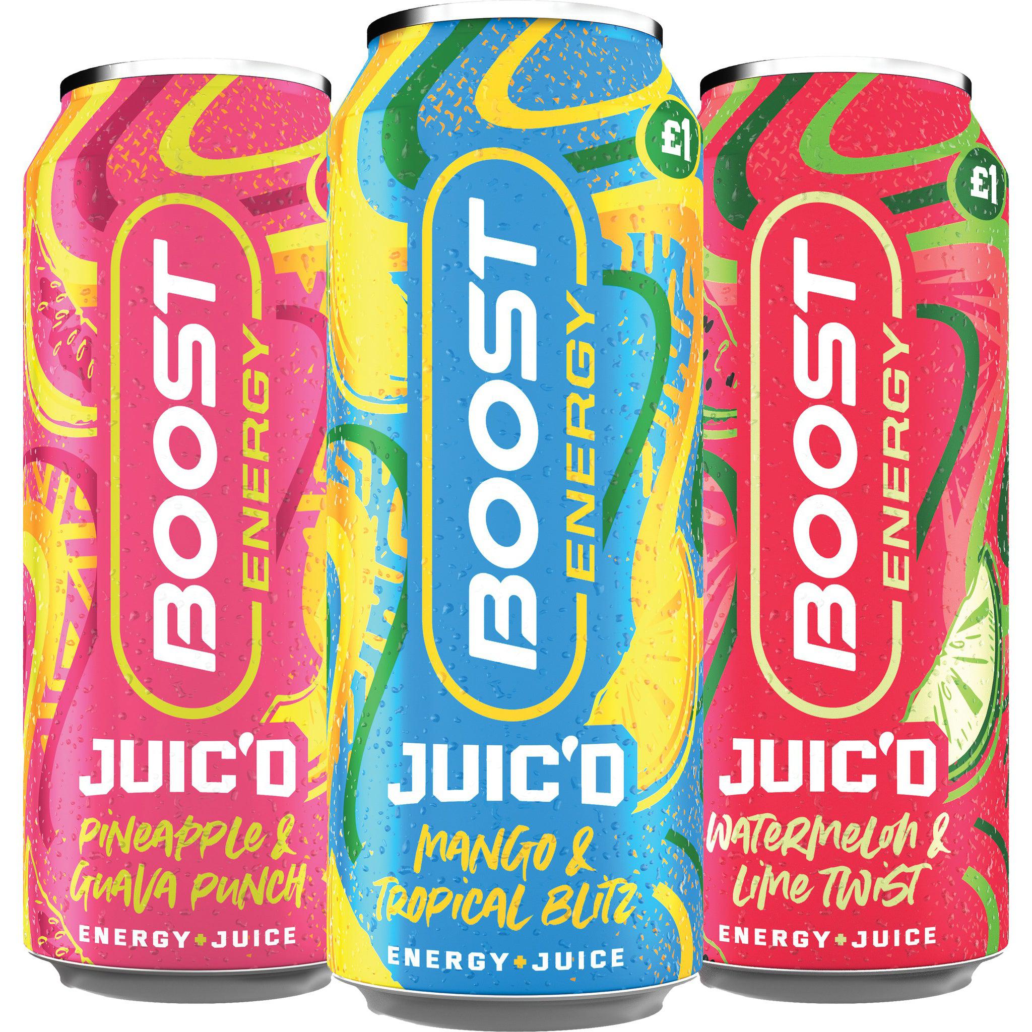 Boost Energy Juic'D - Tropical Fruit Sour Punch (1 Drinks)