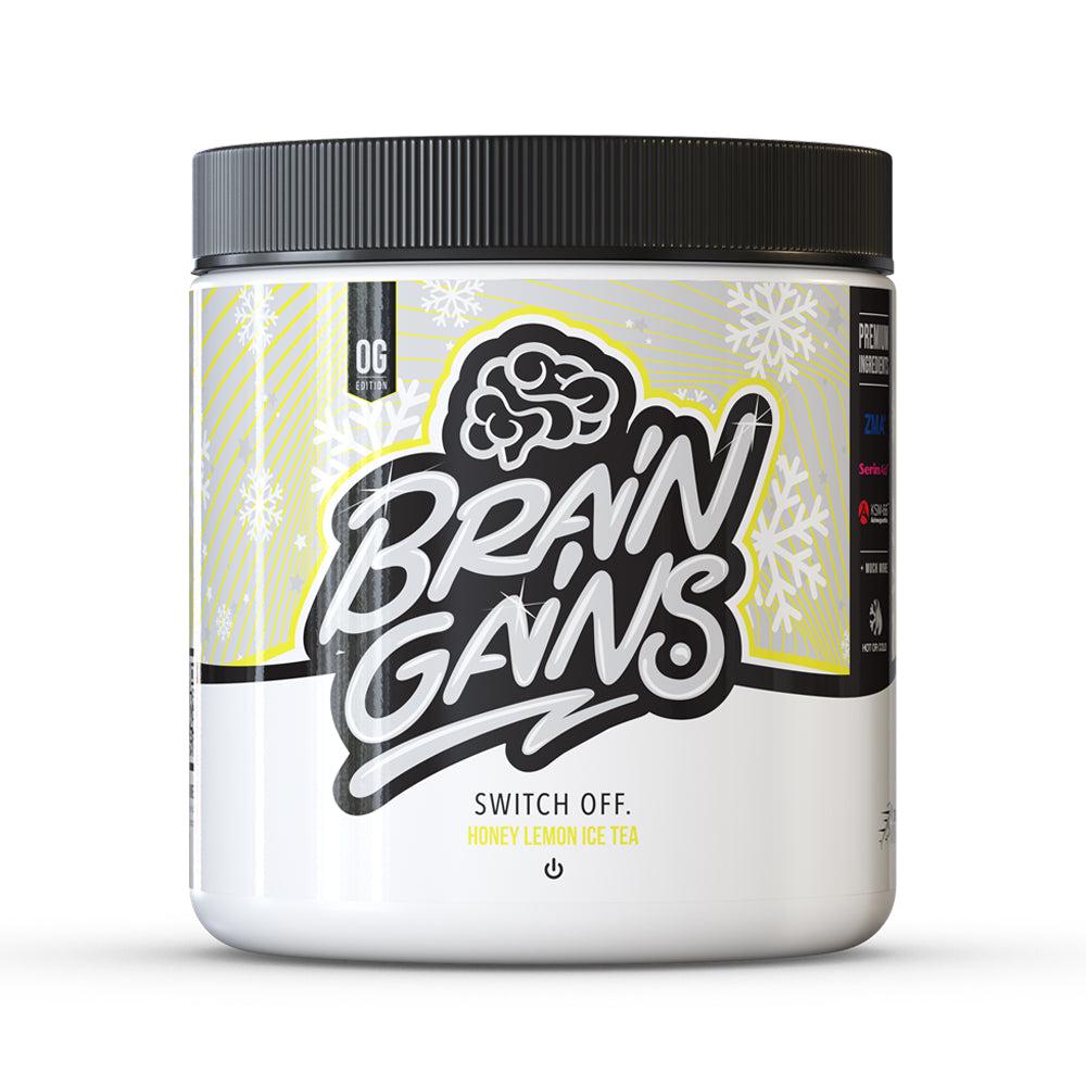 Brain Gains Switch-Off Original - Honey Lemon Ice Tea (200g)