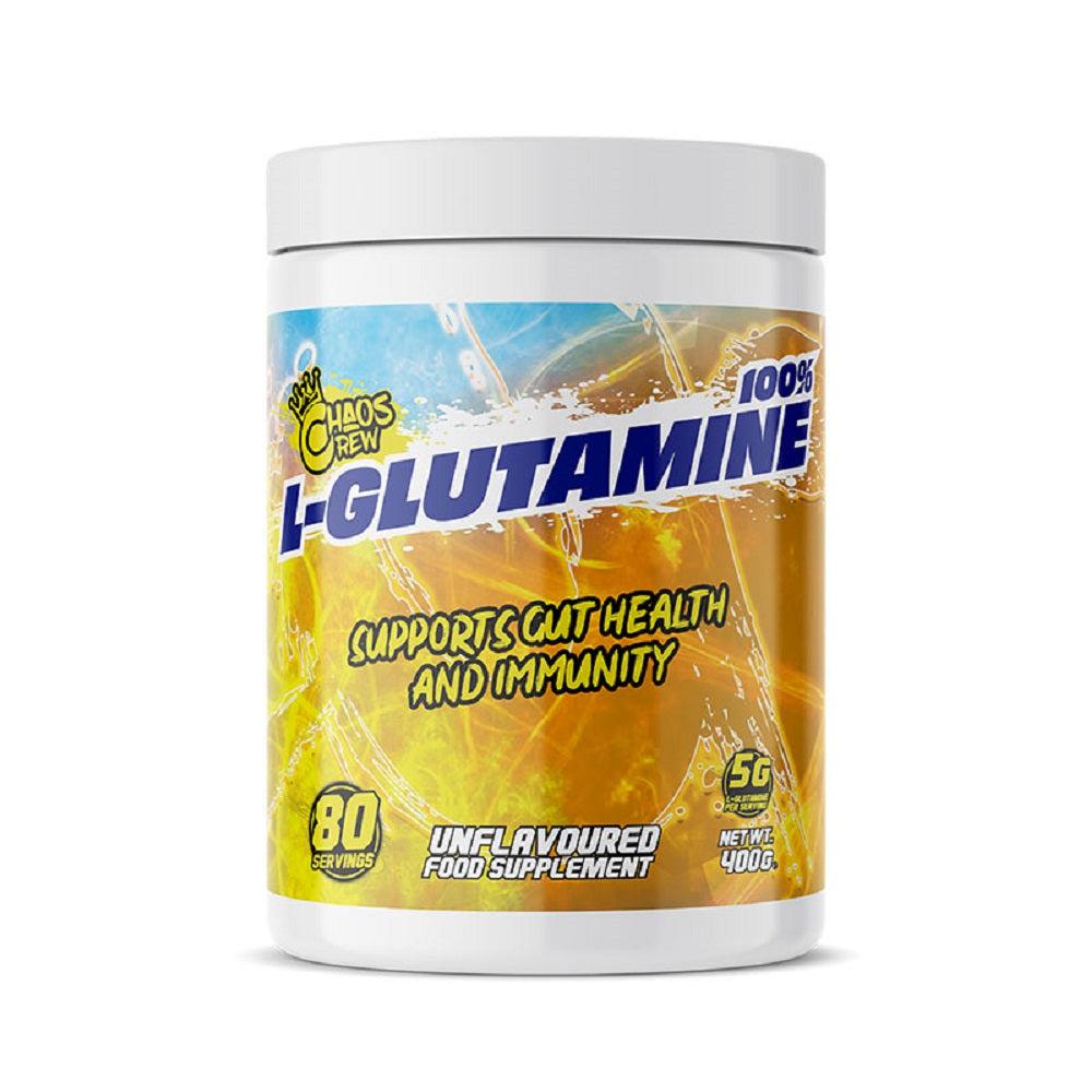 Chaos Crew 100% L-Glutamine - Unflavoured (80 Servings)