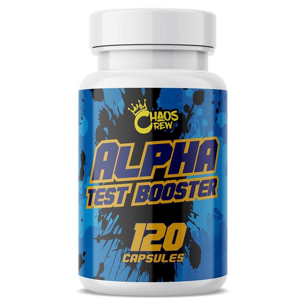 Chaos Crew ALPHA Test Booster - Unflavoured (120 Capsules)