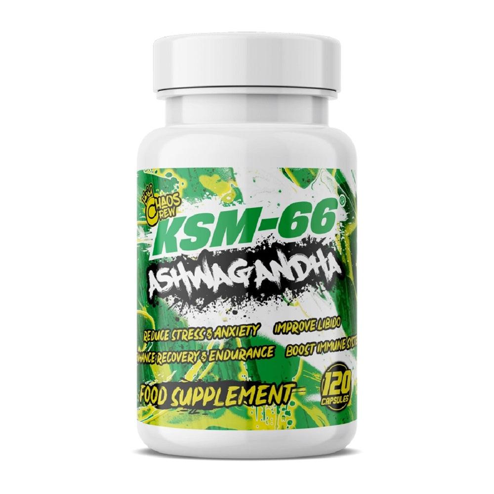 Chaos Crew KSM 66 Ashwagandha - Unflavoured (120 Capsules)