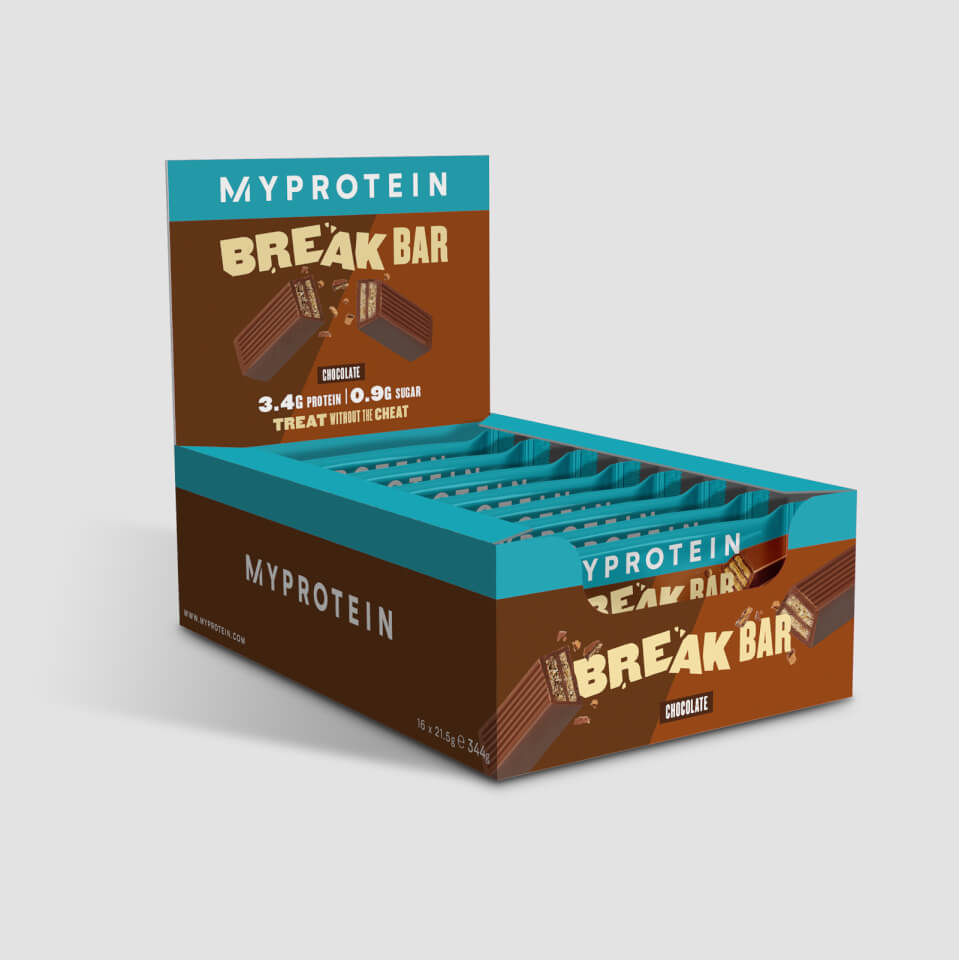 MyProtein Protein Break Bar - Chocolate (16 Bars)