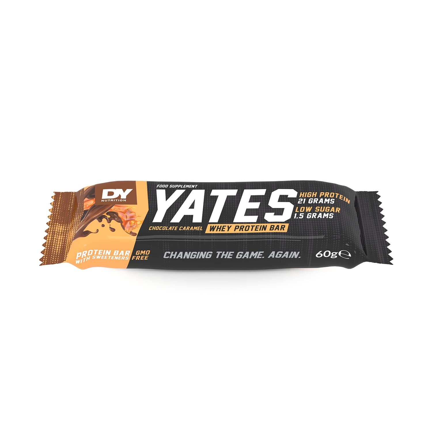 DY Nutrition YATES Whey Protein Bar - Chocolate Caramel (1 Bars)