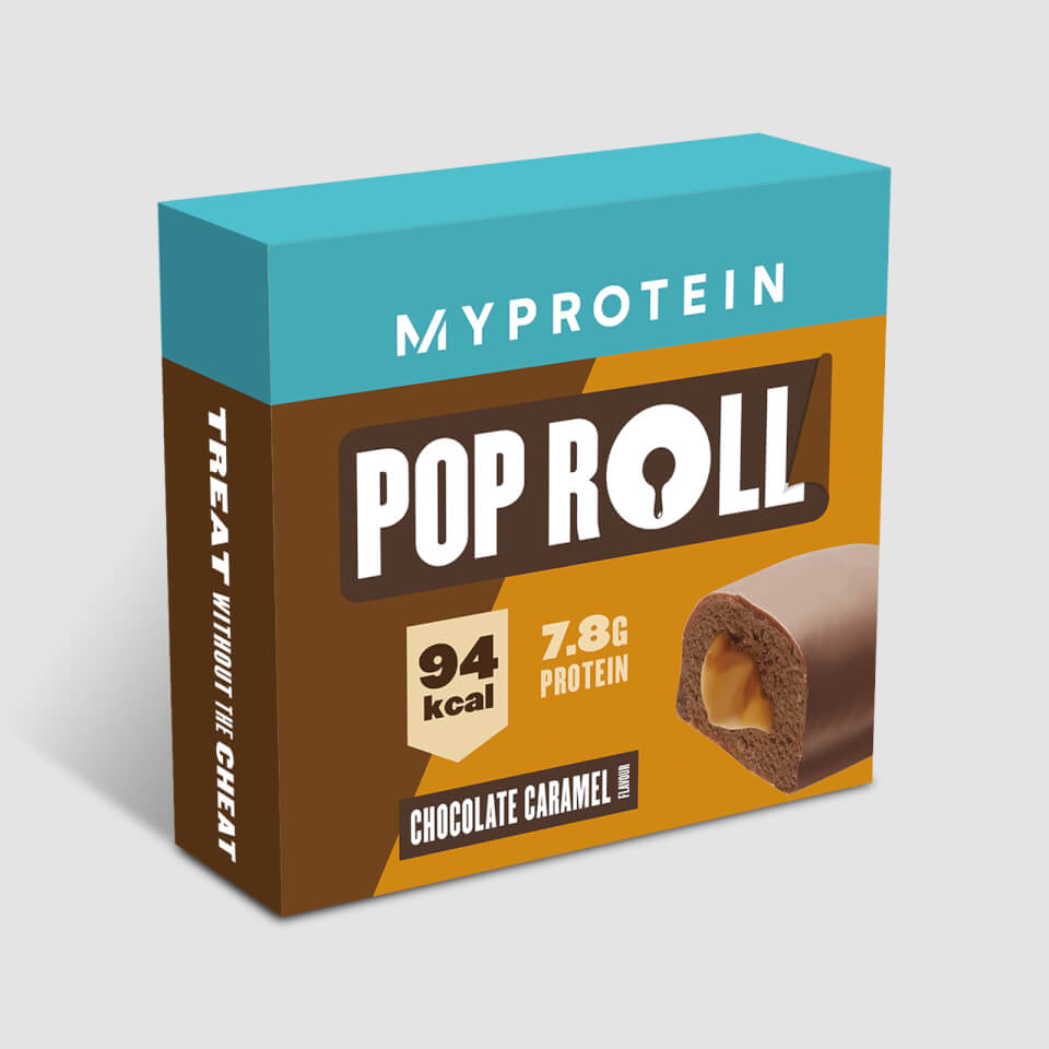 MyProtein Pop Rolls - Chocolate Caramel (12 Bars)