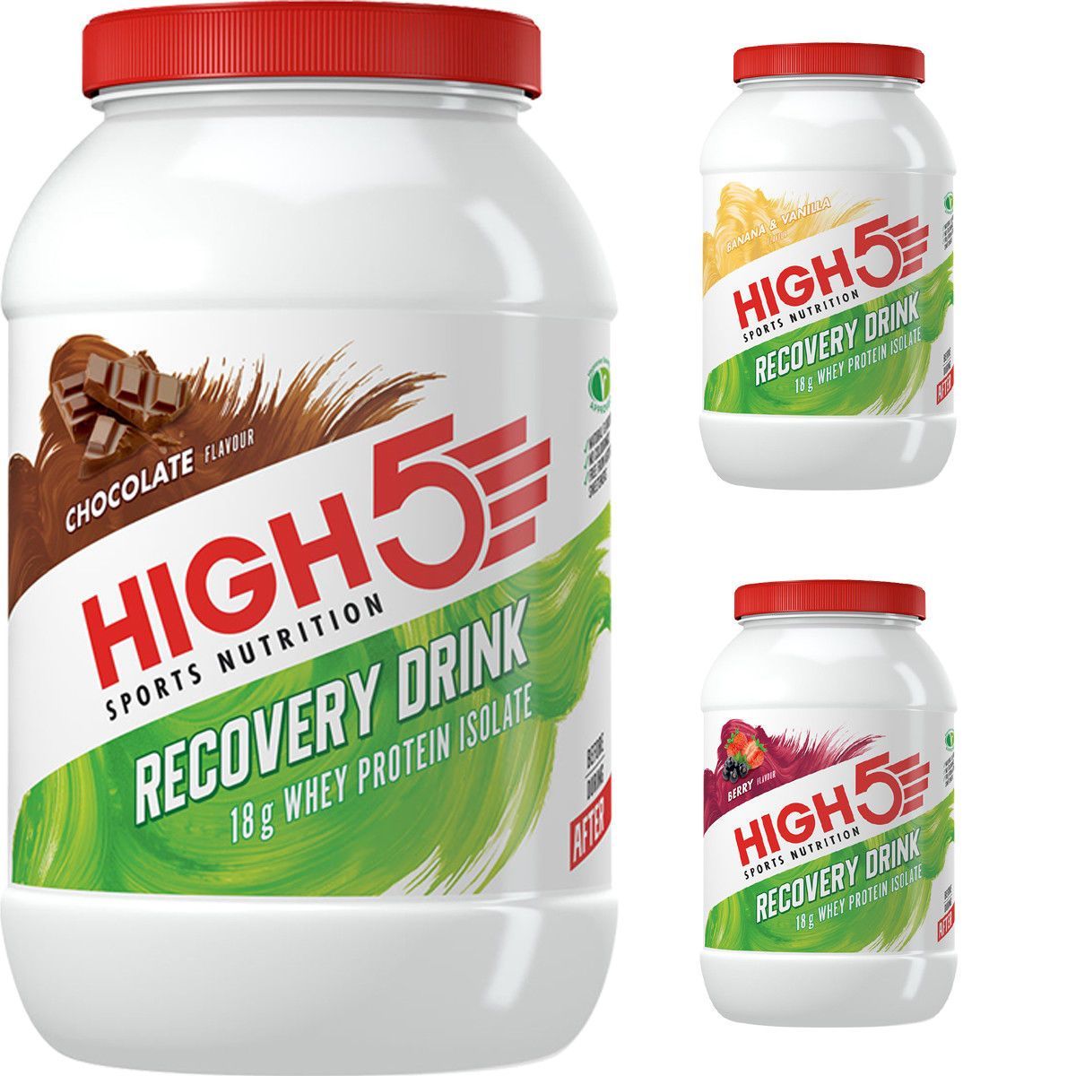 High 5 Recovery Drink - Banana/Vanilla (1.6kg)