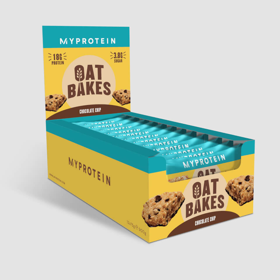 MyProtein Oat Bakes - Chocolate Chip (12 Bars)