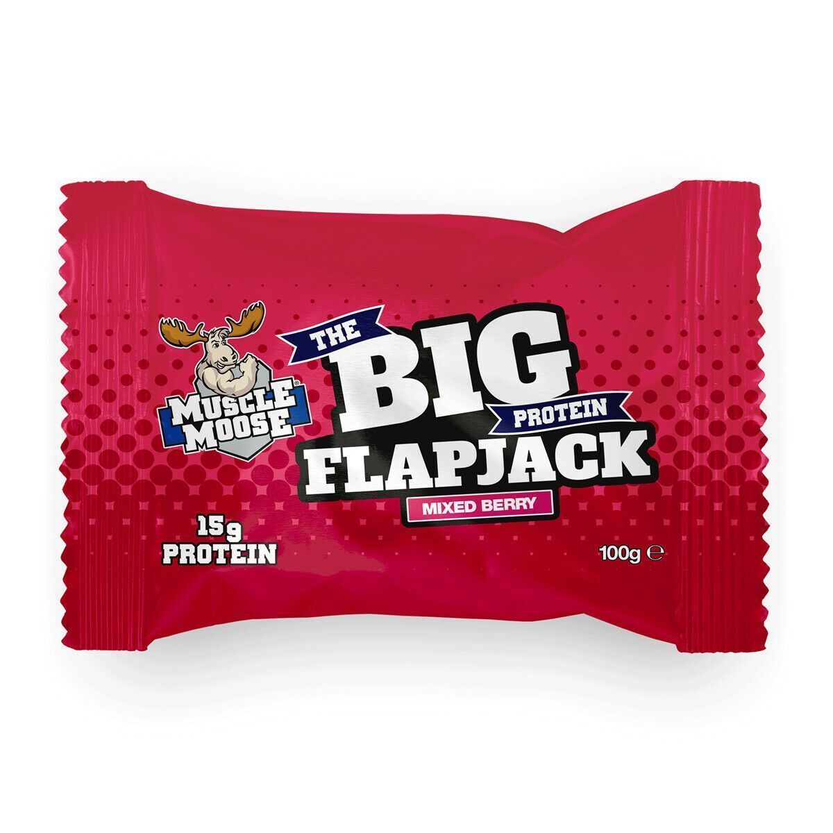 Muscle Moose Big Protein Flapjack - Golden Syrup (12 Flapjacks)