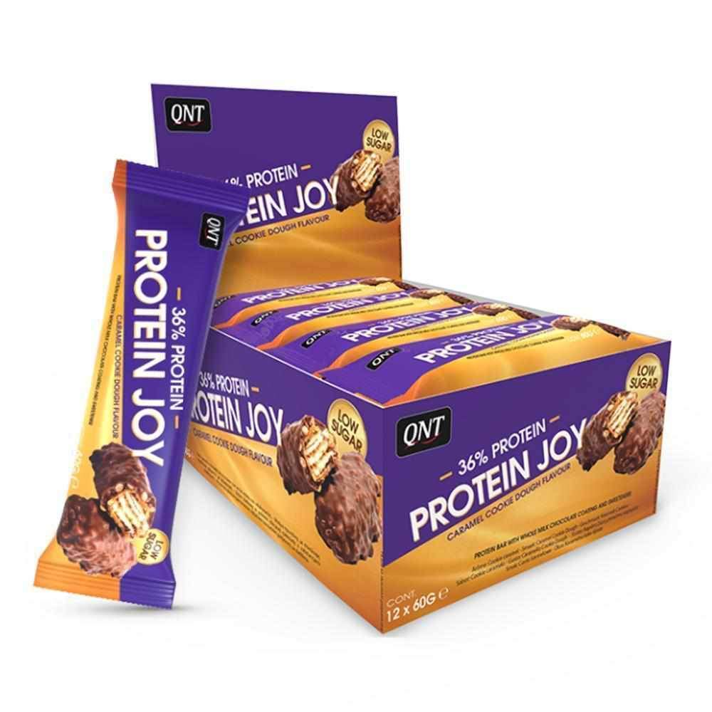 QNT 38% Protein Joy - Caramel Cookie Dough (12 Bars)