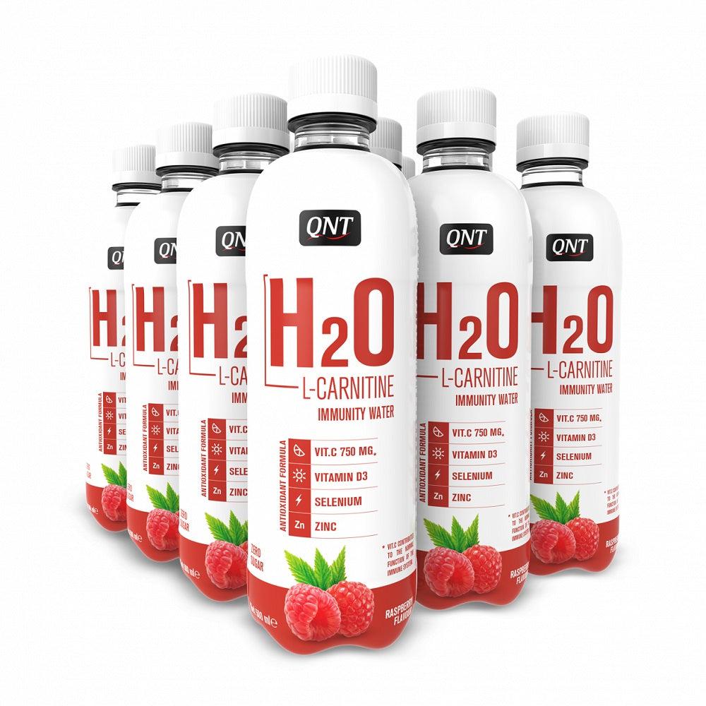 QNT H20 L-Carnitine Immunity Water - Lemon Lime (12 Drinks)