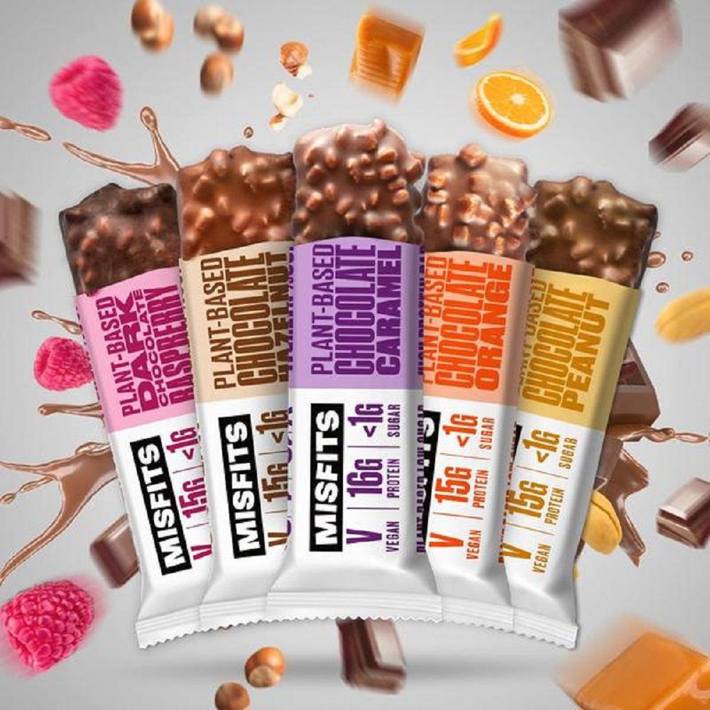 Misfits Vegan Protein Bar - White Chocolate Salted Peanut (1 Bars)