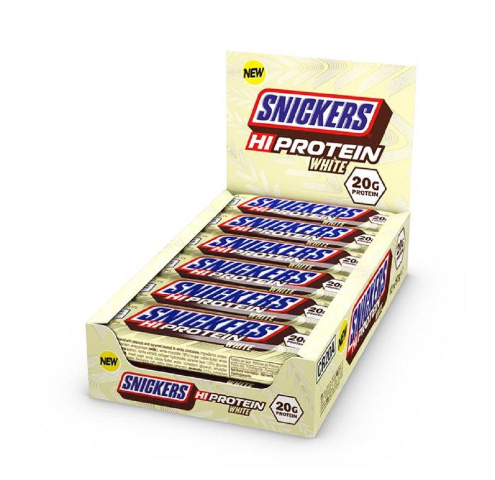 Mars Snickers White Hi-Protein Bar - White (12 Bars)