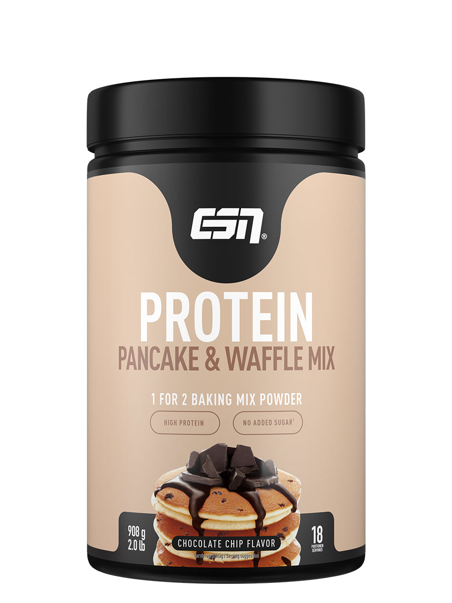 ESN Protein Pancakes and Waffles - Chocolate Chips (908g)