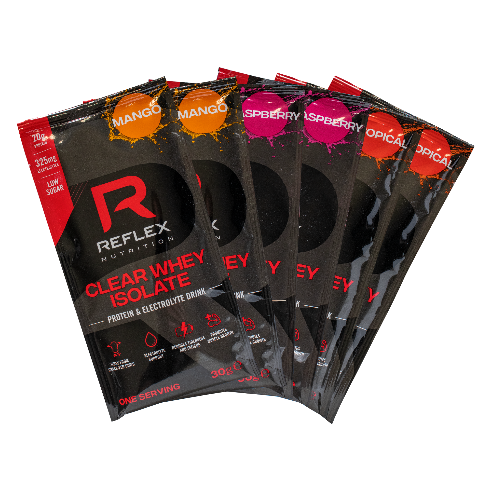 Reflex Nutrition Clear Whey Flavour Pack - Unflavoured (6 Servings)