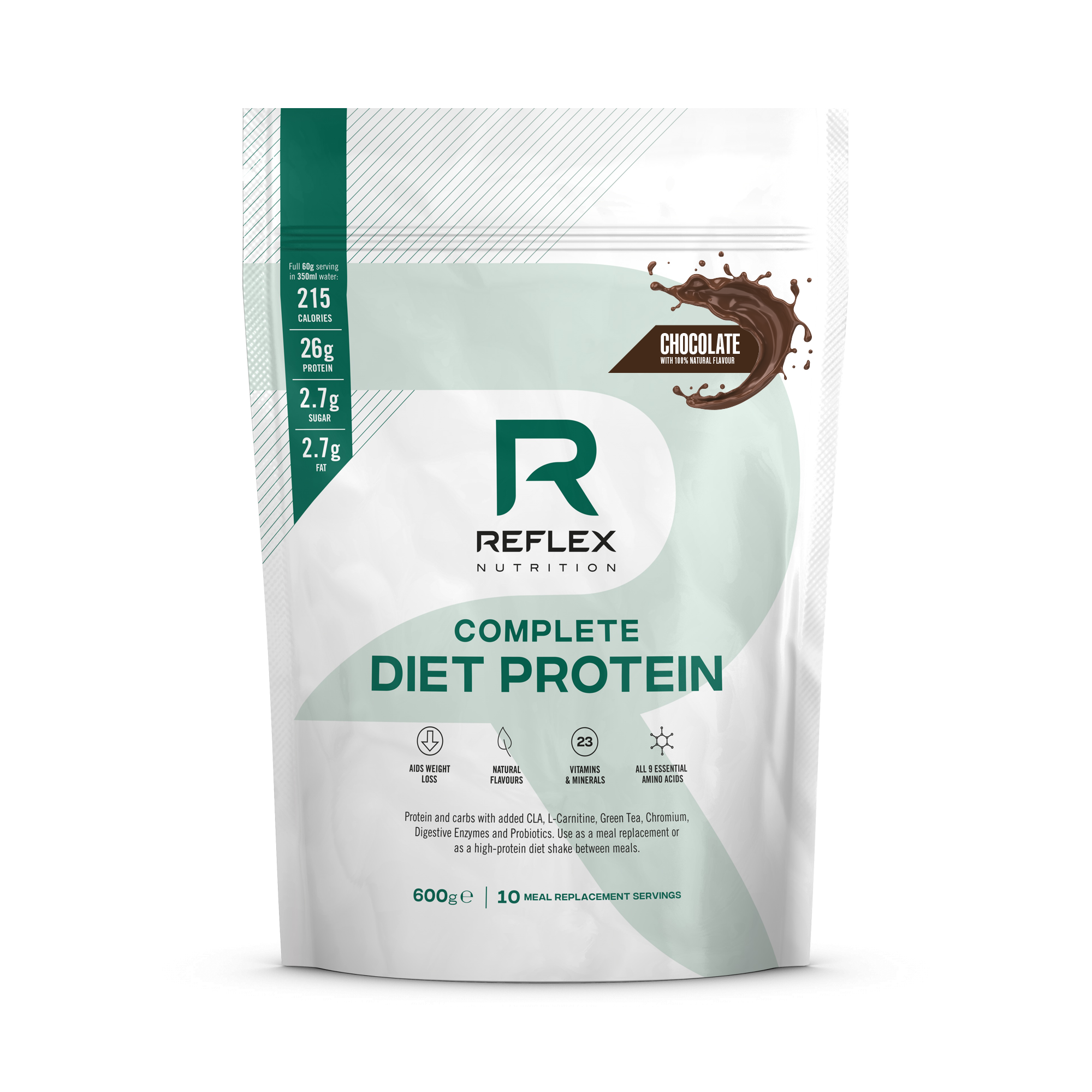Reflex Nutrition Complete Diet Protein - Chocolate (600g)