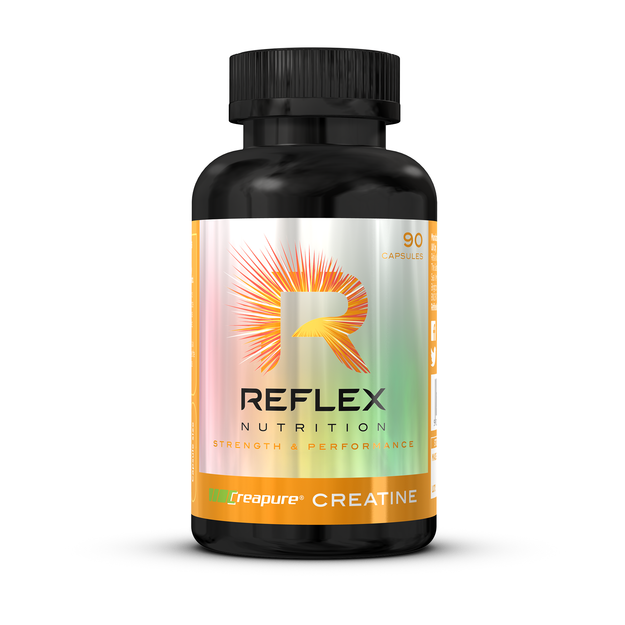 Reflex Nutrition Creatine Capsules - Unflavoured (90 Capsules)