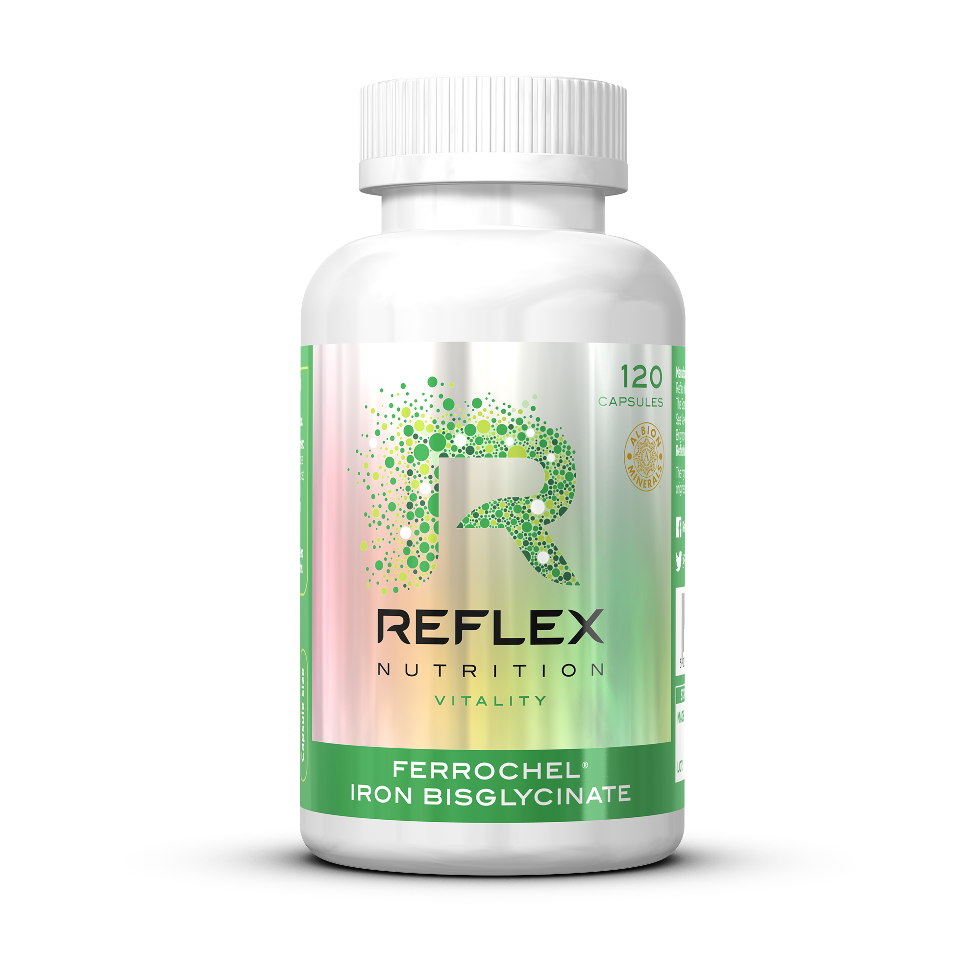 Reflex Nutrition Ferrochel® Iron Bisglycinate - Unflavoured (120 Capsules)