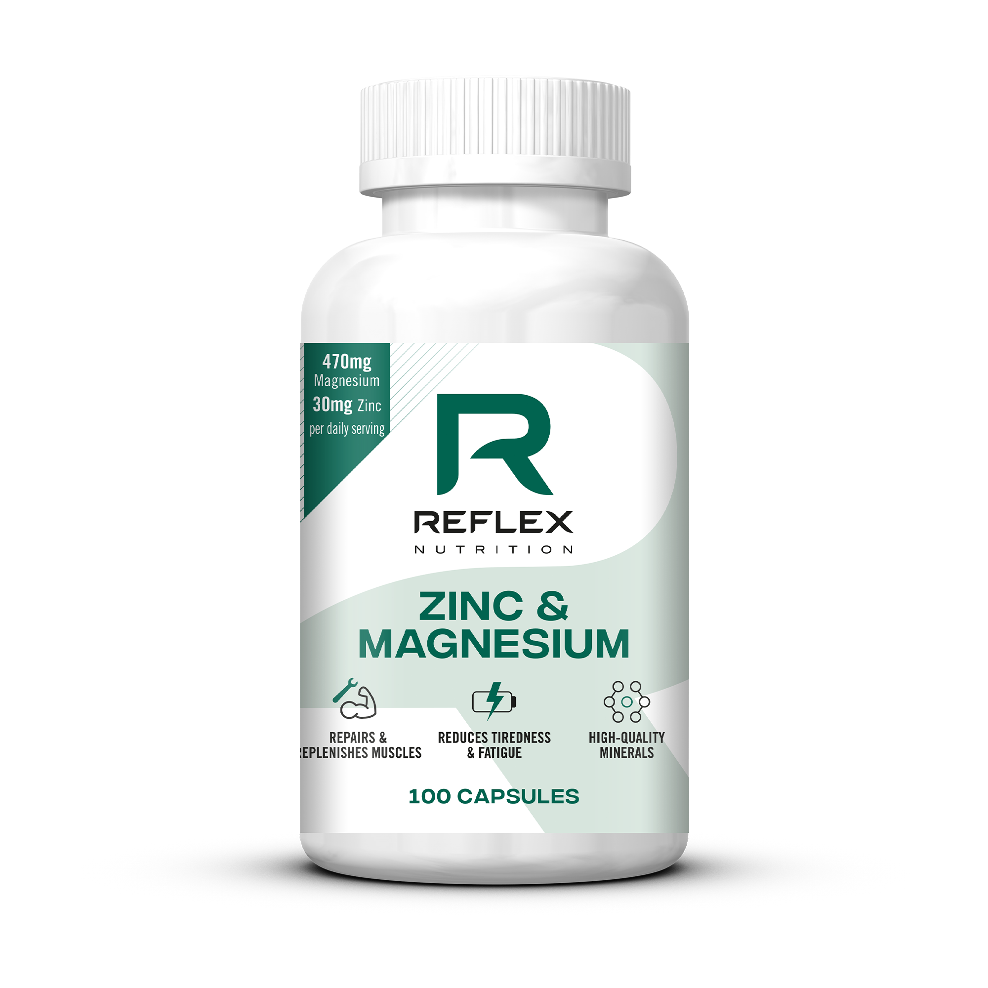 Reflex Nutrition Zinc & Magnesium - Unflavoured (100 Capsules)