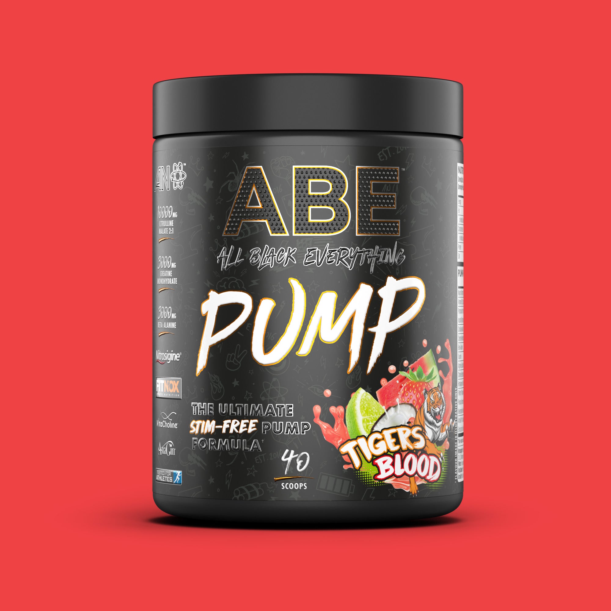 Applied Nutrition ABE Pump - Zero Stim Pre-Workout - Blue Razz (500g)