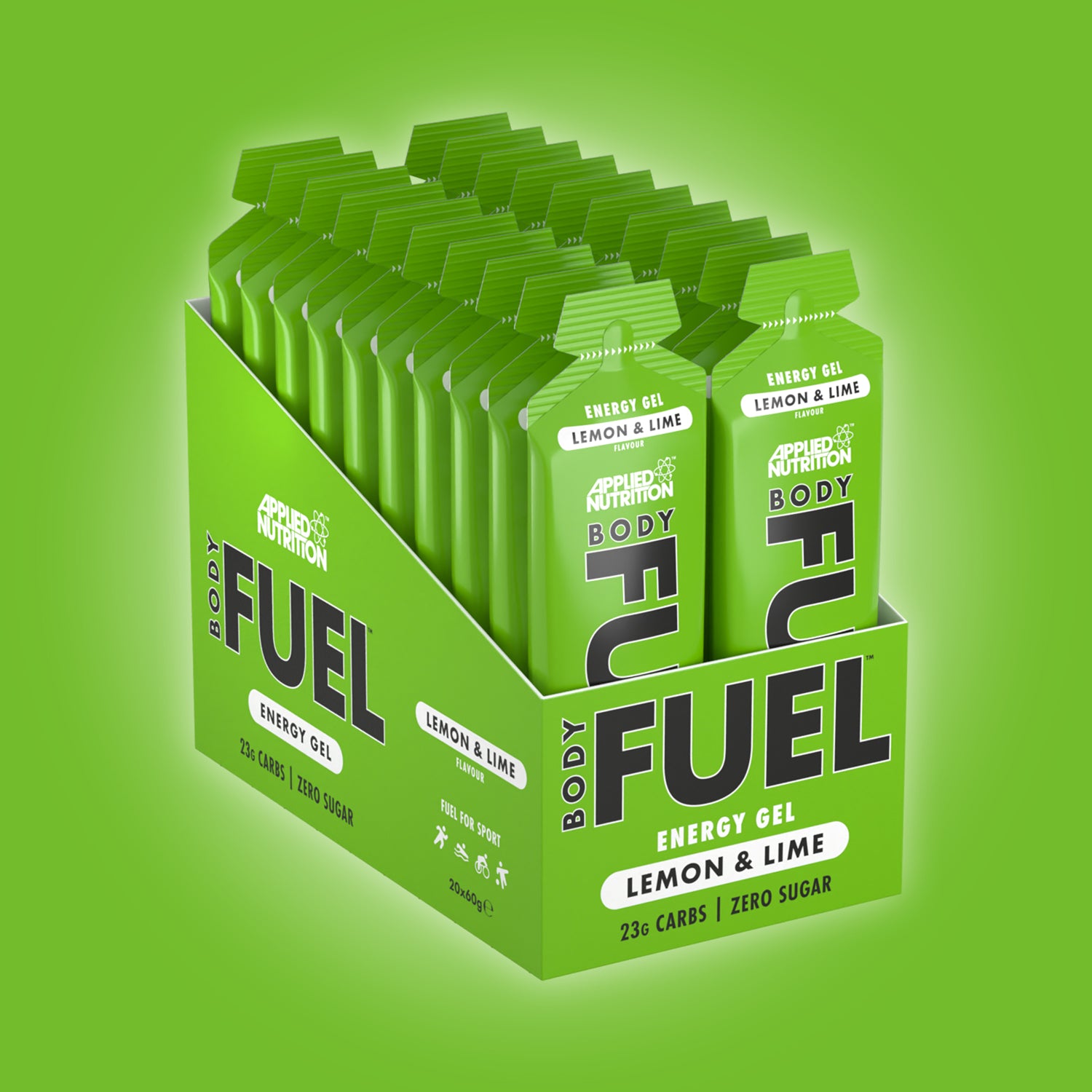 Applied Nutrition BODYFUEL™ ENERGY GELS - Lemon & Lime (20 Servings)