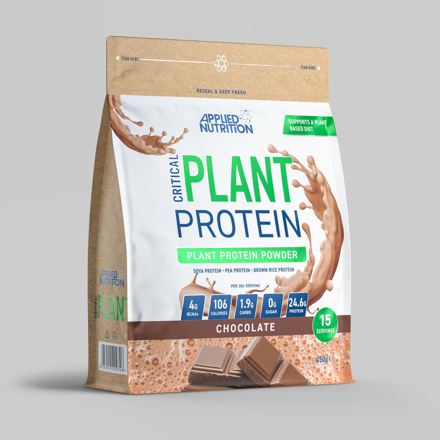 Applied Nutrition Critical Plant Protein - Chocolate (450g)