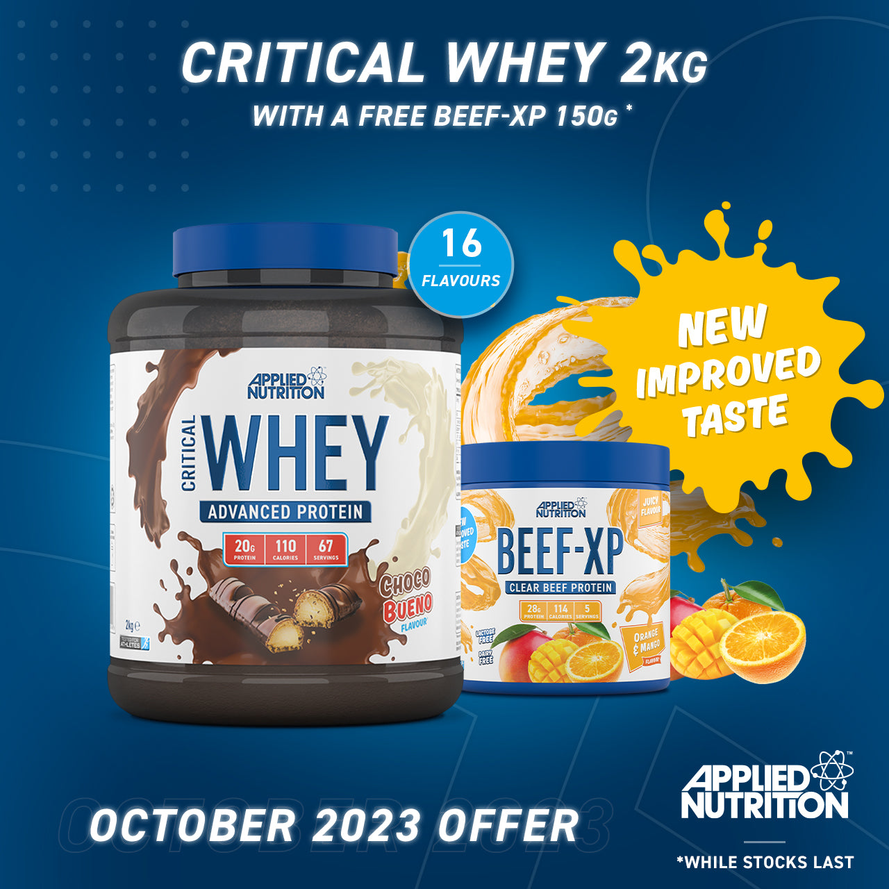 Applied Nutrition Critical Whey Protein - Banana Milkshake (2kg)