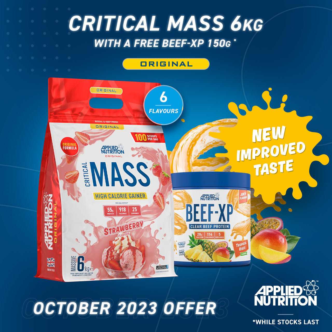 Applied Nutrition Original Formula - Critical Mass - Banana (6kg)