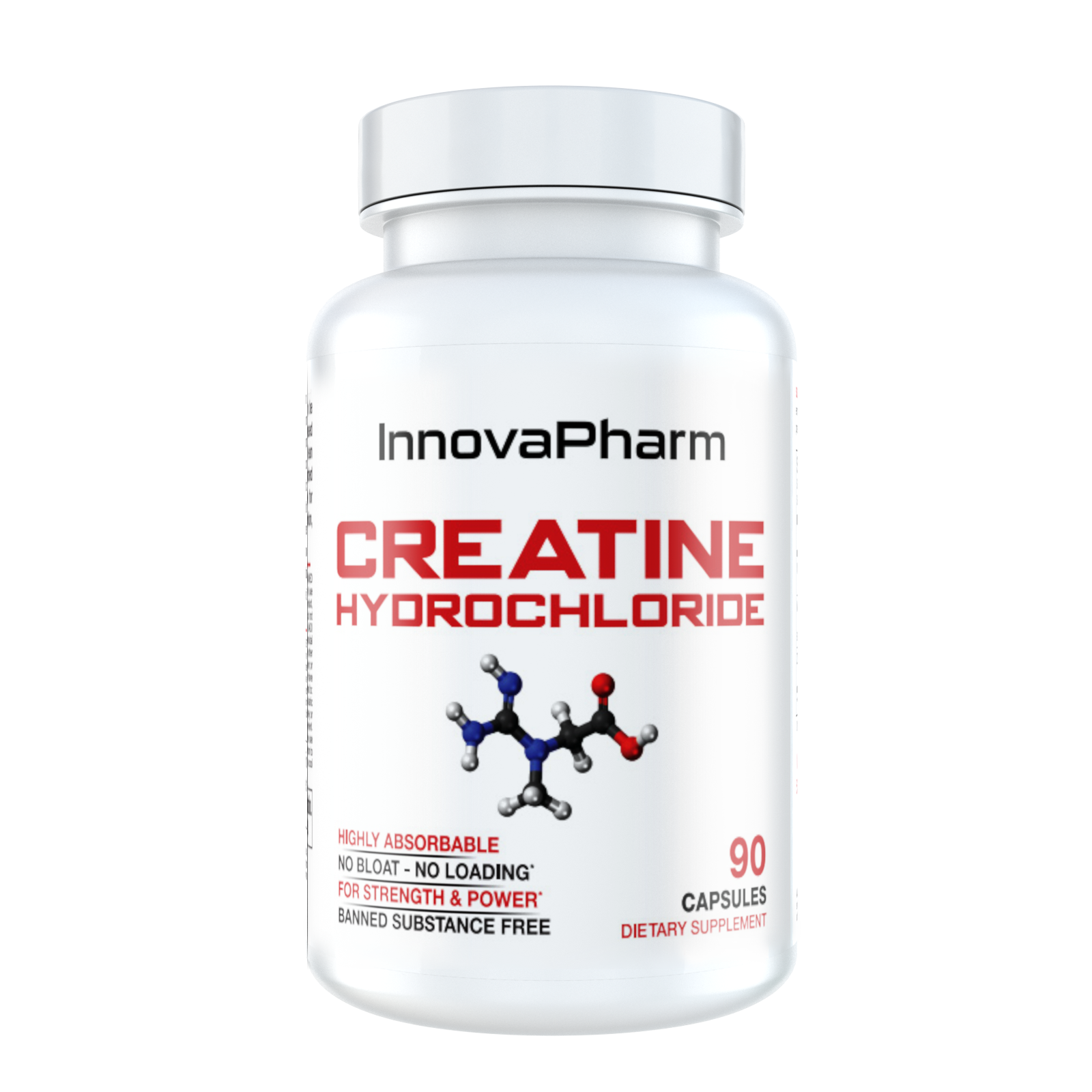 InnovaPharm Creatine HCL - Unflavoured (90 Capsules)