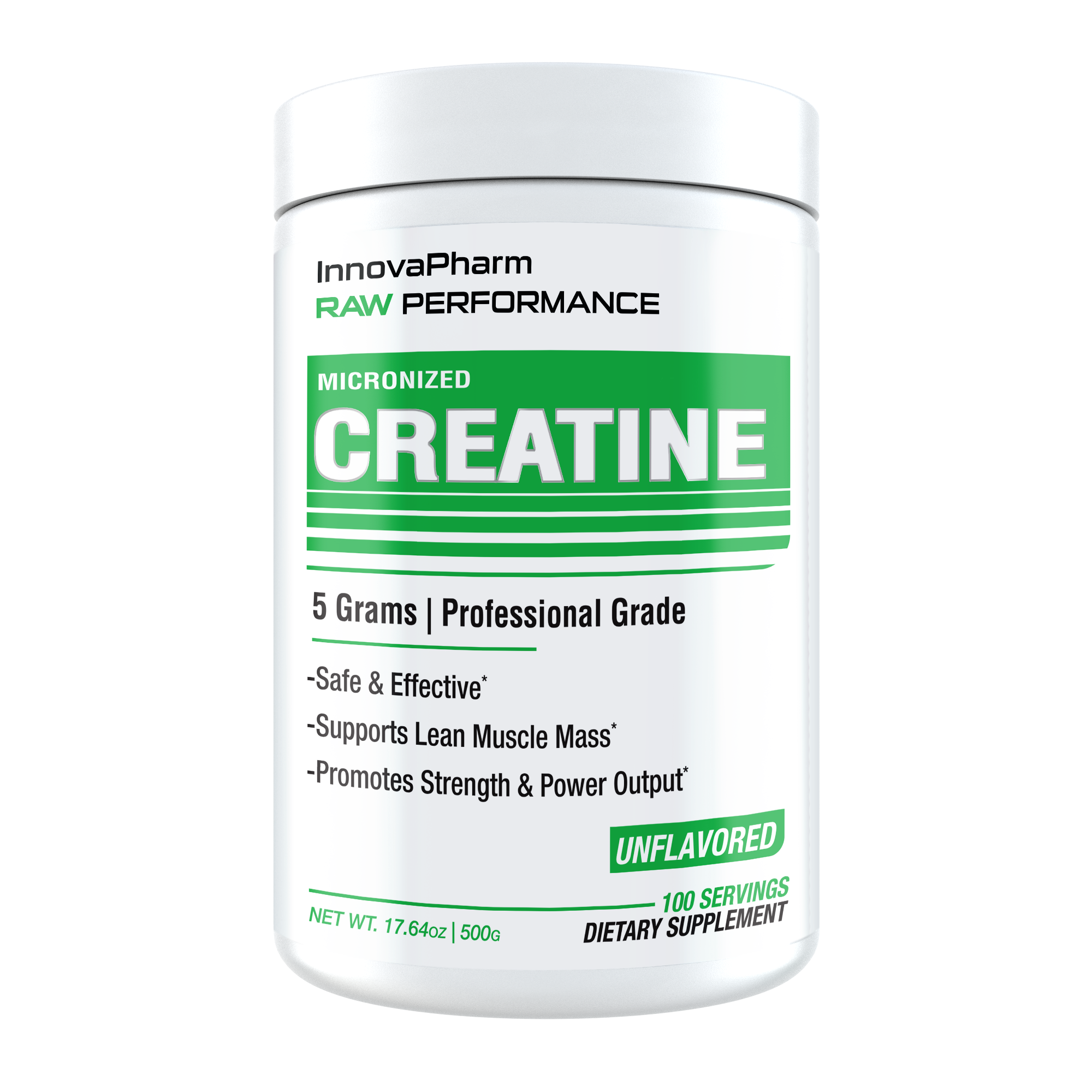 InnovaPharm Raw Performance Creatine - Unflavoured (500g)