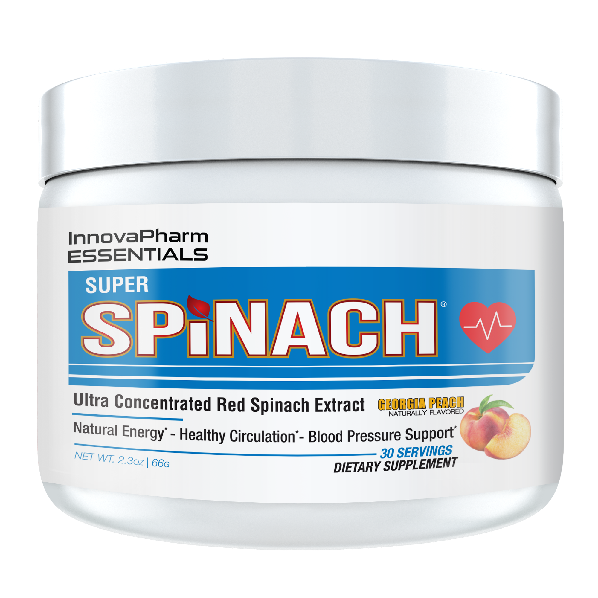 InnovaPharm Super Spinach - Lemon Iced Tea (66g)