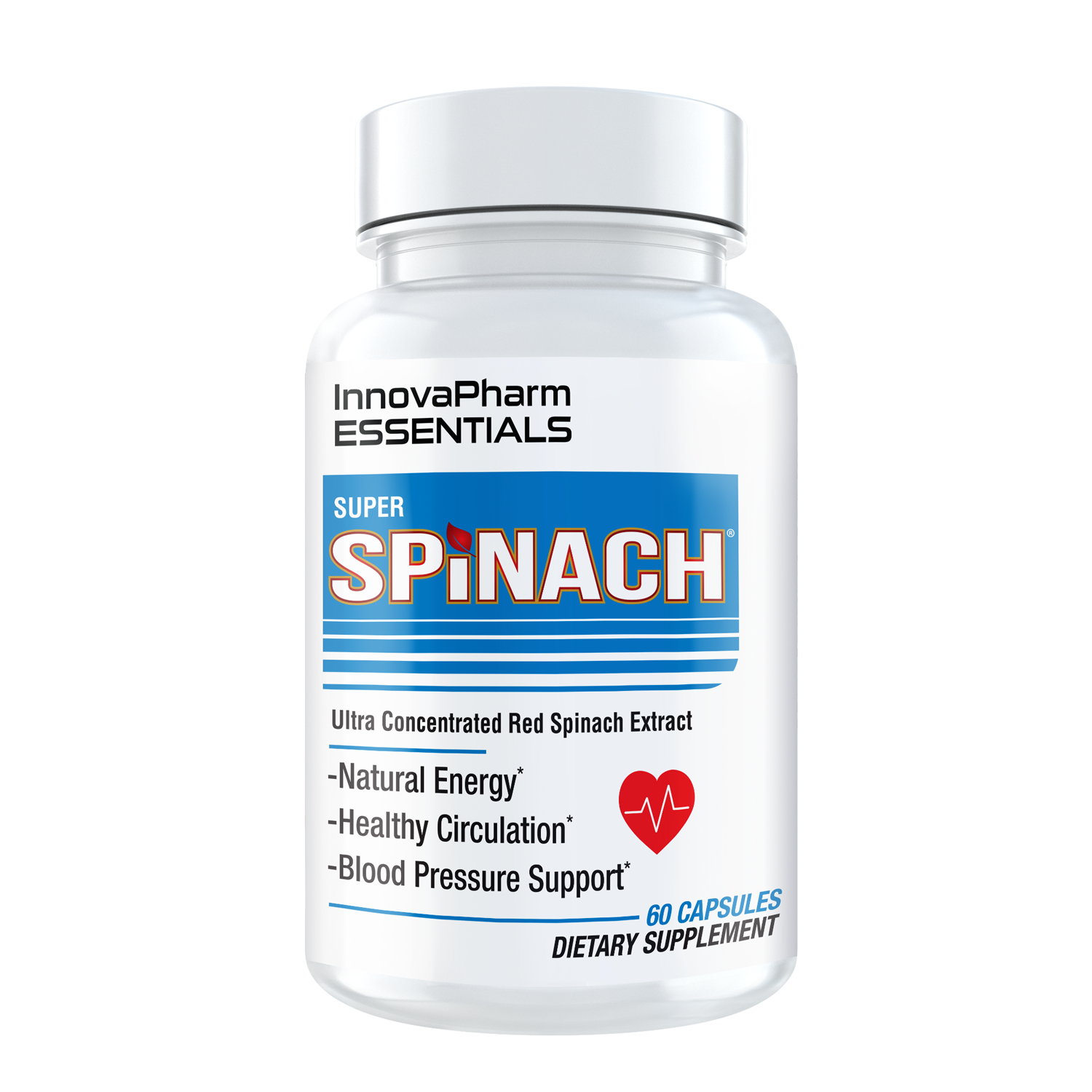 InnovaPharm Super Spinach Caps - Unflavoured (60 Capsules)