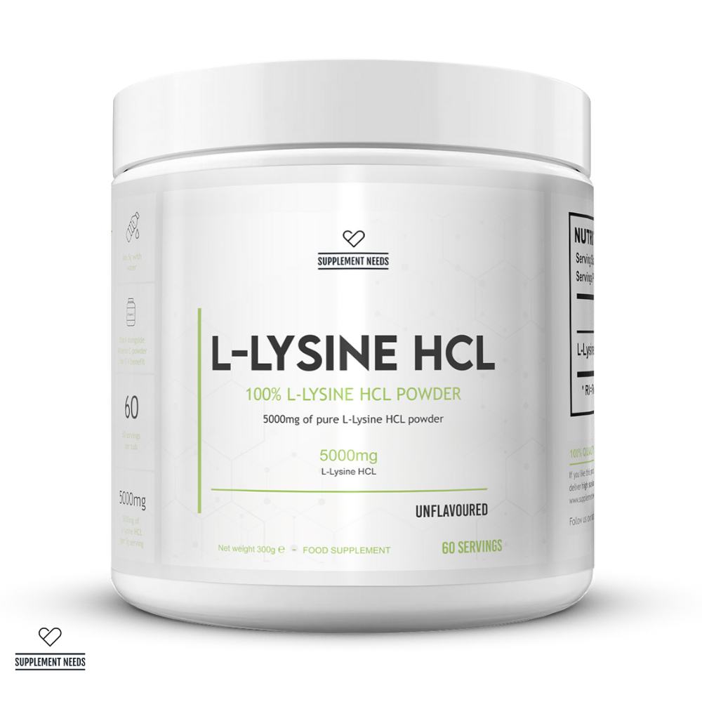 Supplement Needs Lysine Powder - Unflavoured (300g)