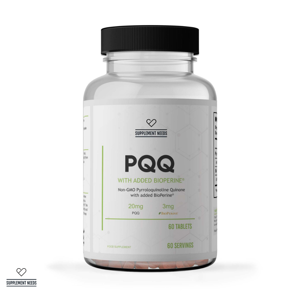 Supplement Needs PQQ (Pyrroloquinoline Quinone) - Unflavoured (60 Tablets)