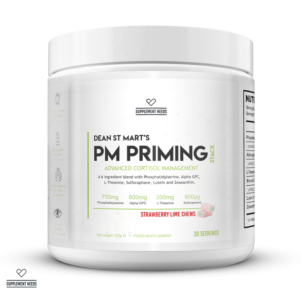 Supplement Needs PM Priming Stack - Strawberry Lime Chews (120g)