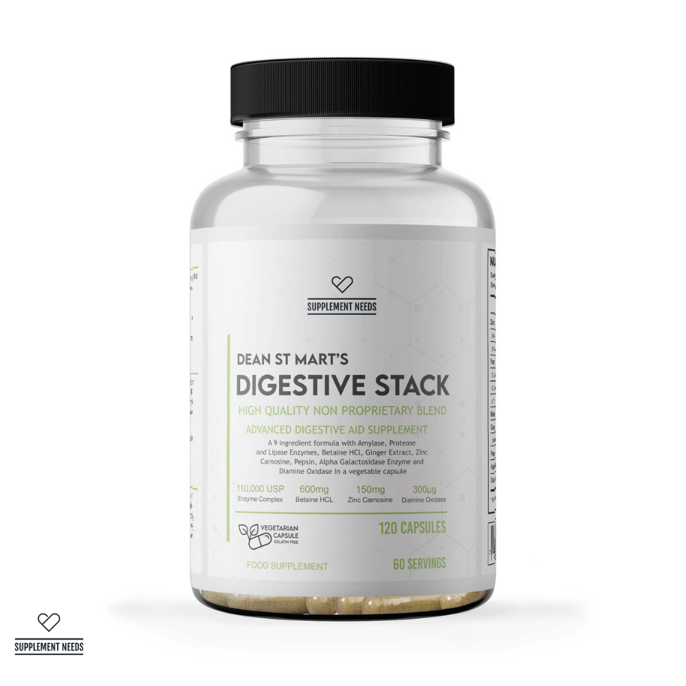 Supplement Needs Digestive Stack - Unflavoured (120 Capsules)