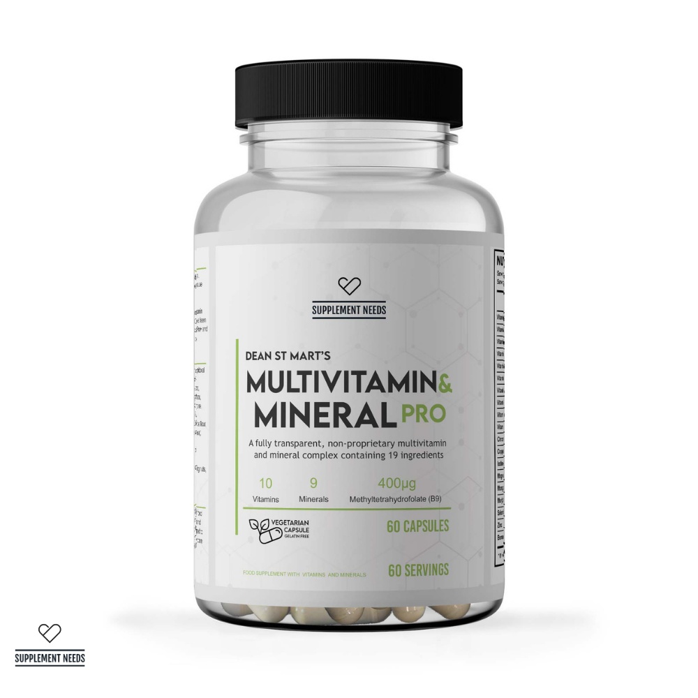 Supplement Needs Multi Vitamin and Mineral PRO - Unflavoured (30 Capsules)