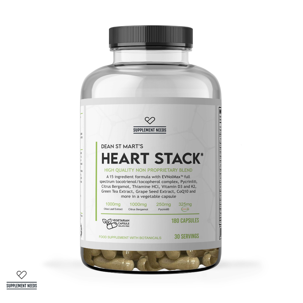 Supplement Needs Heart Stack - Unflavoured (180 Capsules)