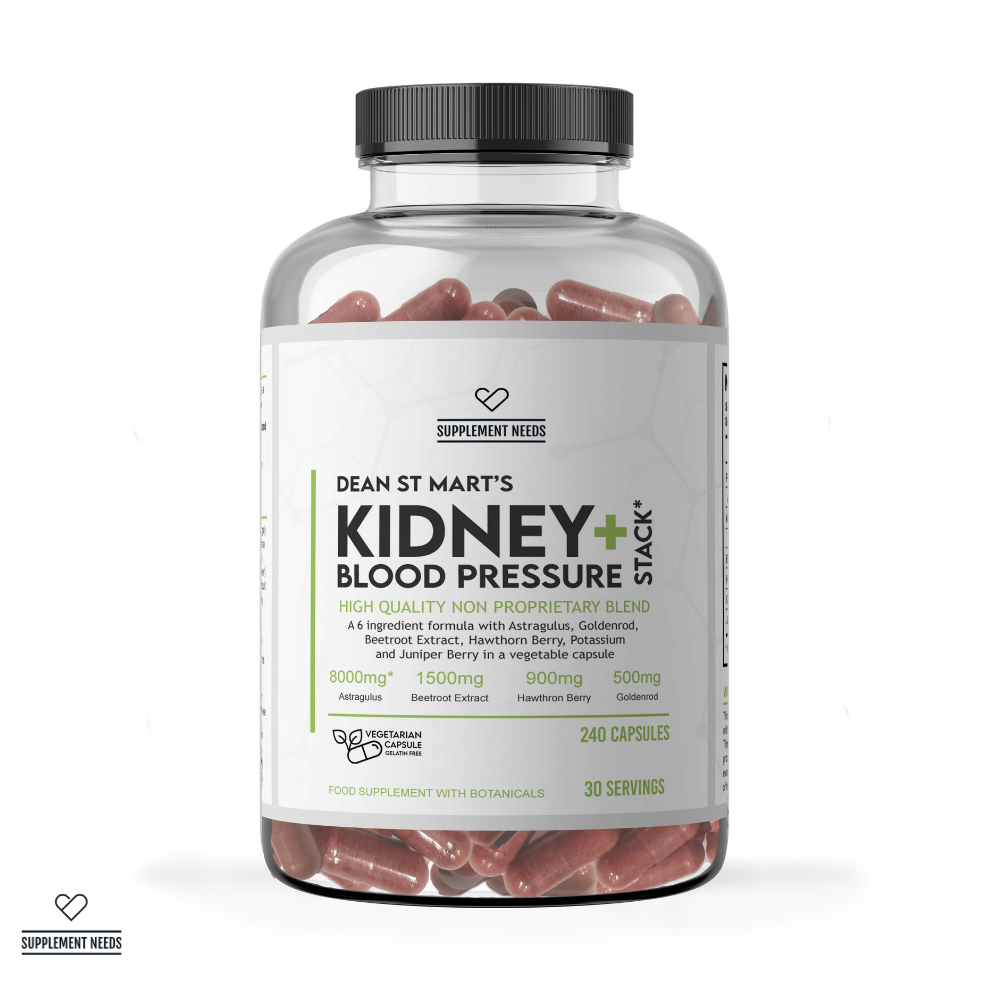 Supplement Needs Kidney and Blood Pressure Stack - Unflavoured (240 Capsules)