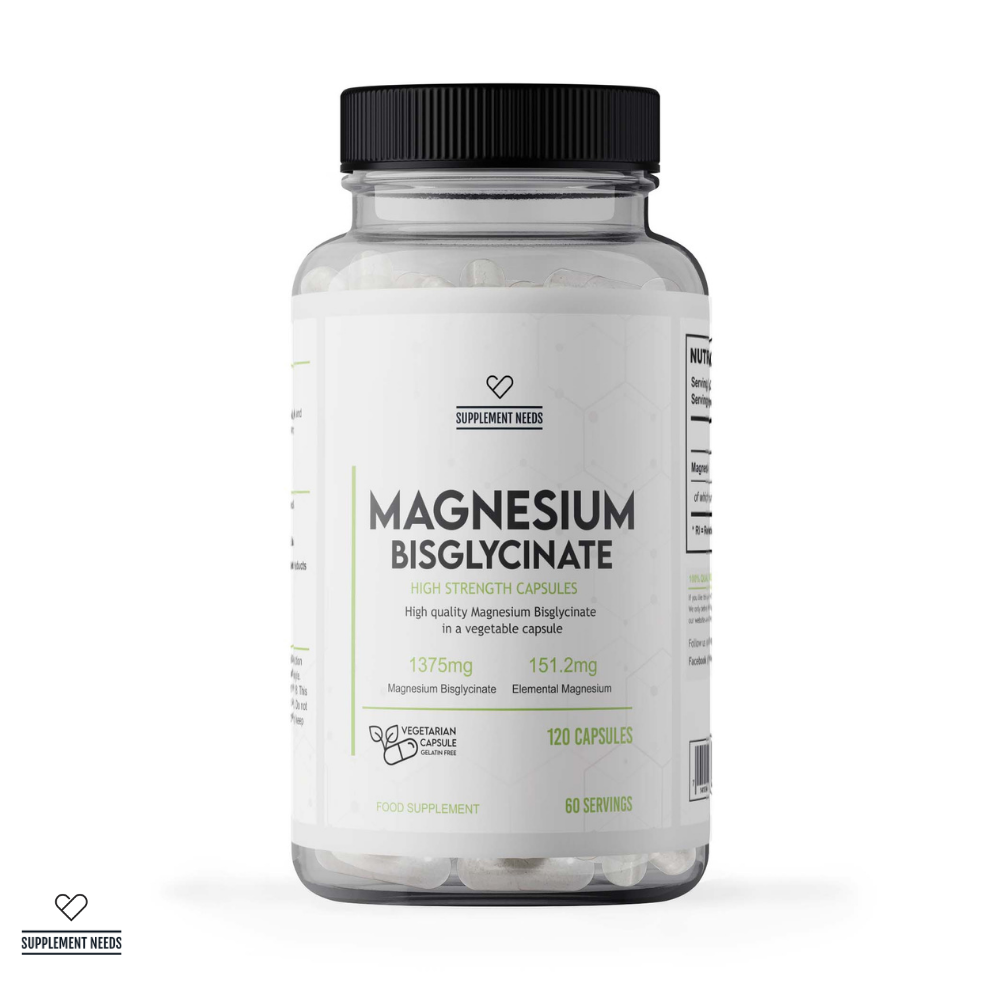 Supplement Needs Magnesium Bisglycinate - Unflavoured (120 Capsules)