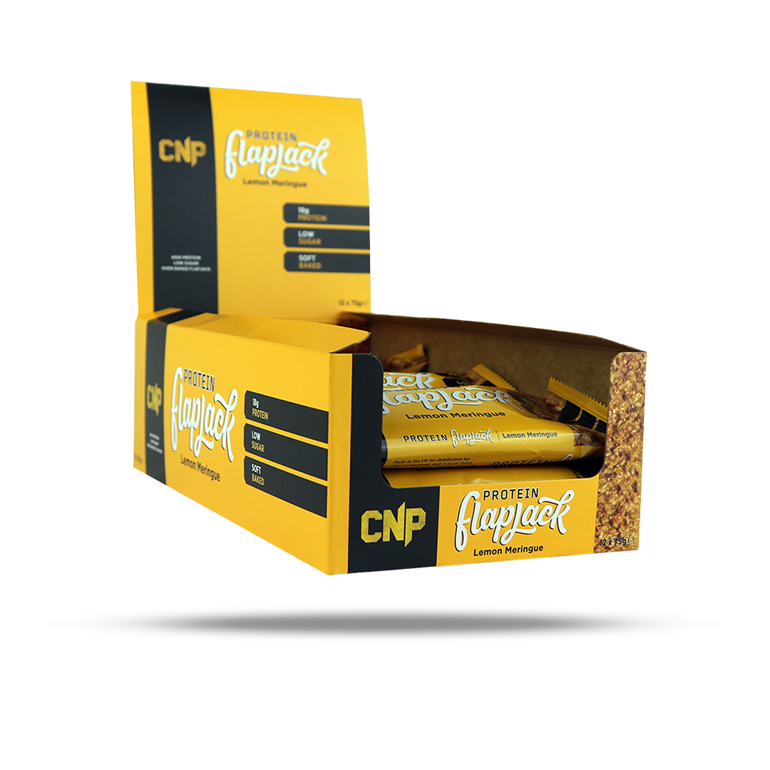 CNP Protein Flapjack - Lemon Merinque (12 Flapjacks)