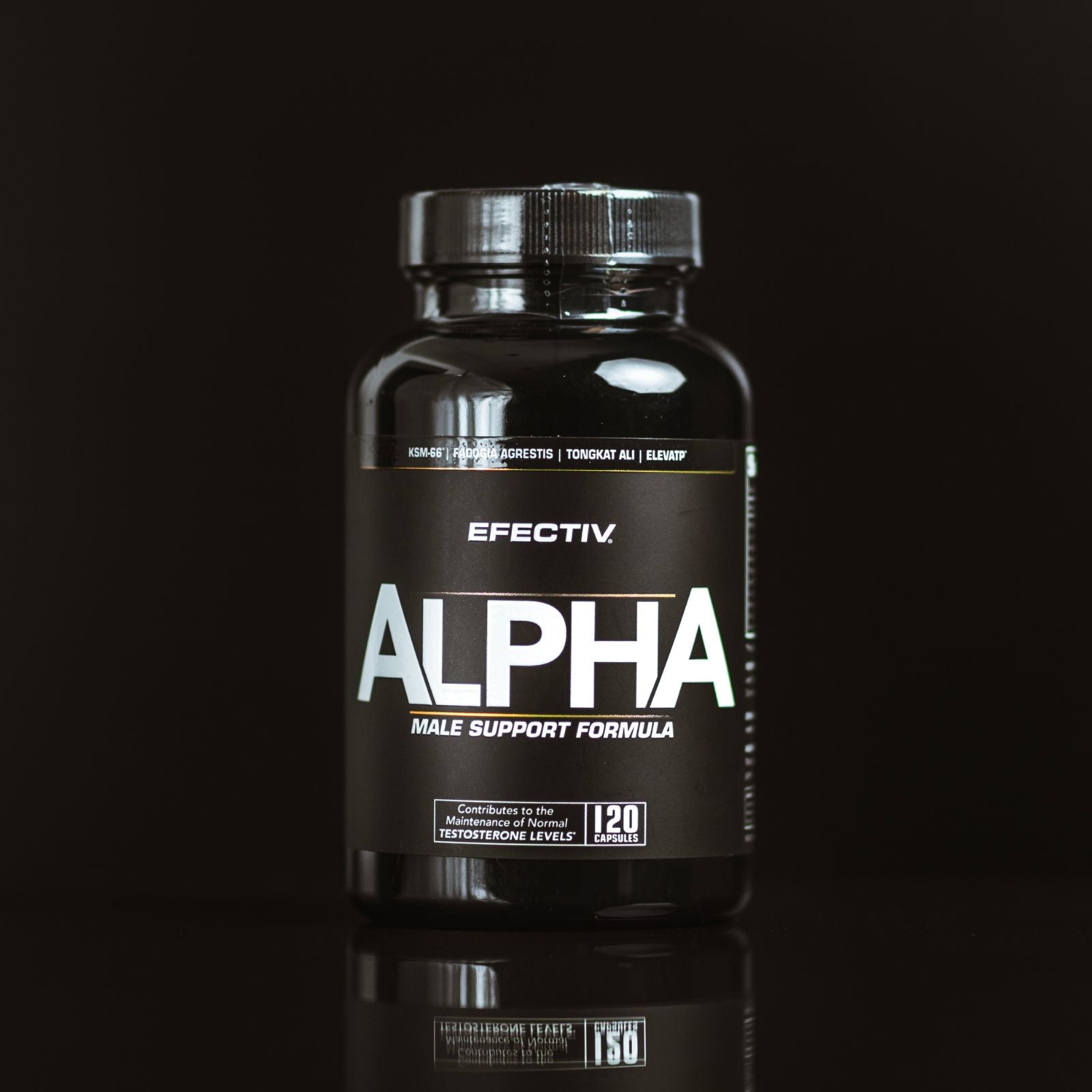 Effectiv ALPHA Male Support Formula - Unflavoured (120 Capsules)