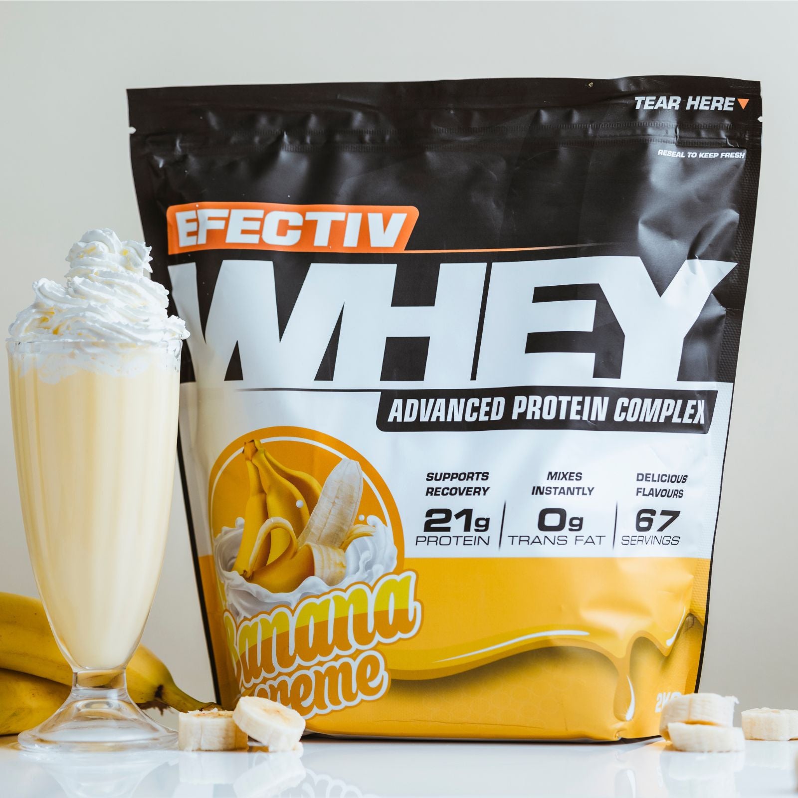 Effectiv Whey Protein - Banana Creme (2kg)