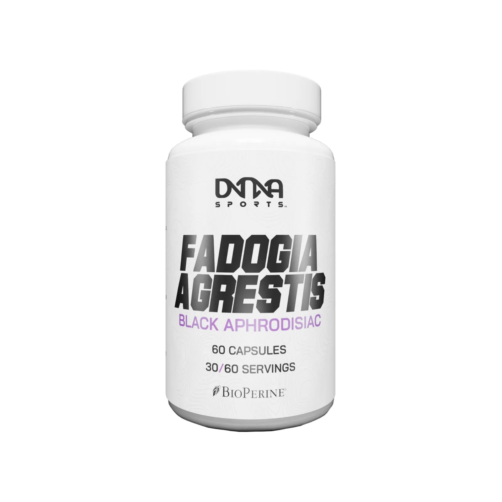 DNA Sports Fadogia Agrestis - Testosterone & Sexual Performance - Unflavoured (60 Capsules)