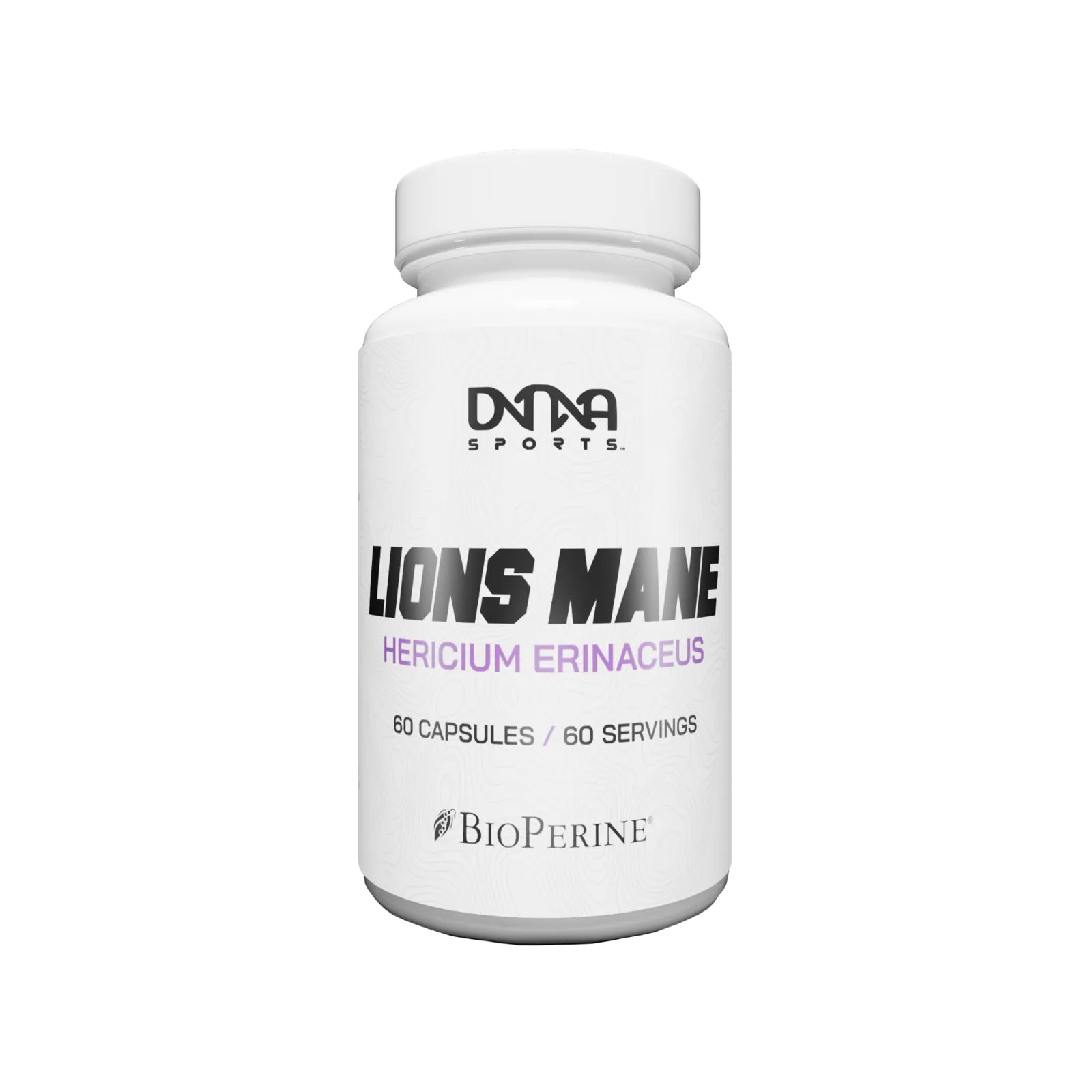 DNA Sports Lions Mane - Cognitive Support - Unflavoured (60 Capsules)