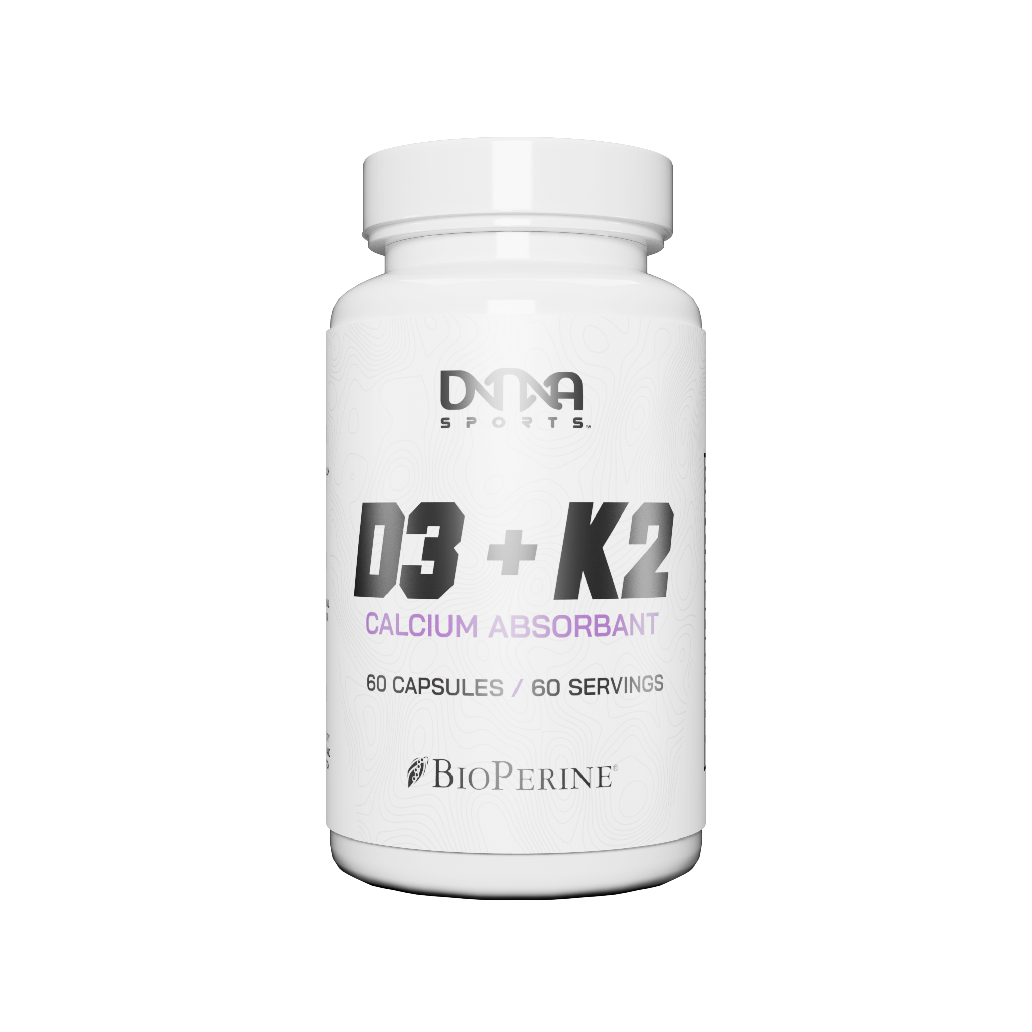 DNA Sports Vitamin D3 & K2 - Unflavoured (60 Capsules)