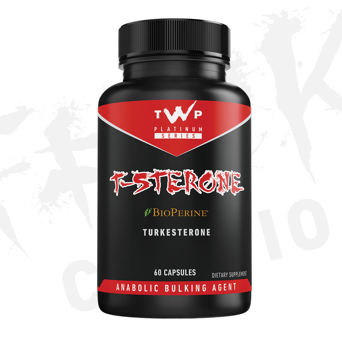 TWP Nutrition T-Sterone (Turkesterone standardised to 10%) - Unflavoured (60 Capsules)