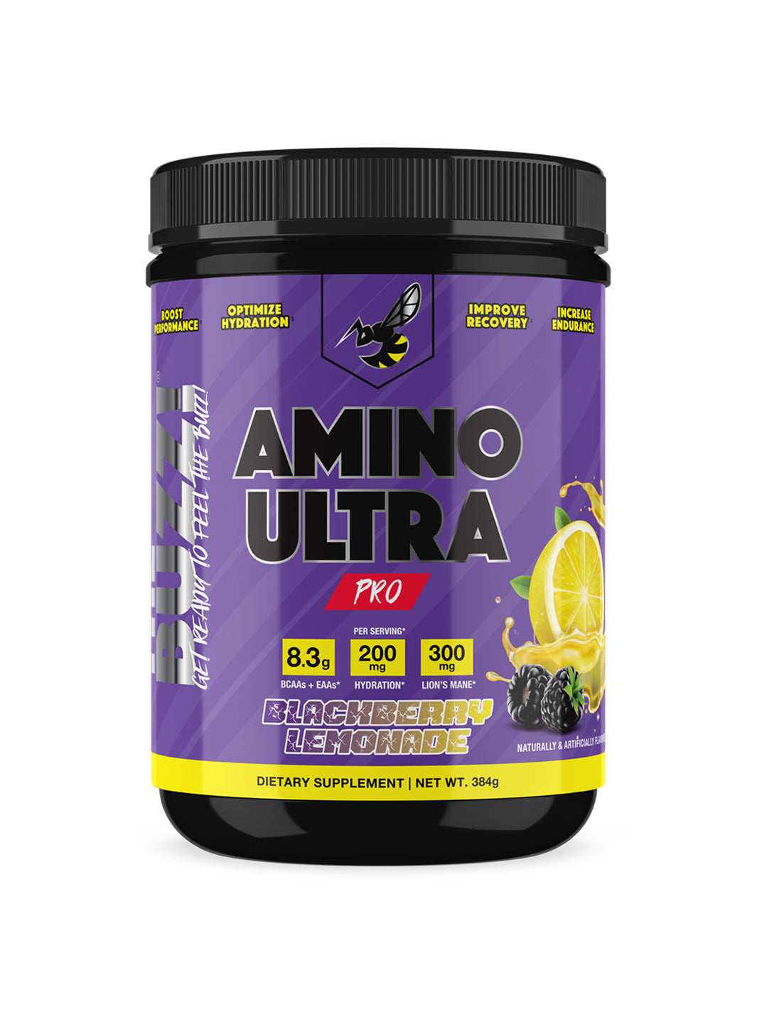 The Buzz! Amino Ultra  - Blackberry Lemonade (384g)