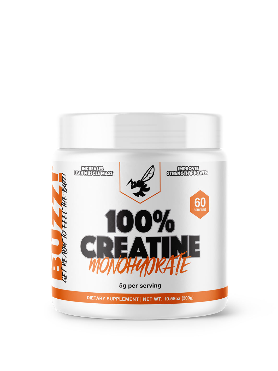 The Buzz! Creatine Monohydrate - Unflavoured (300g)