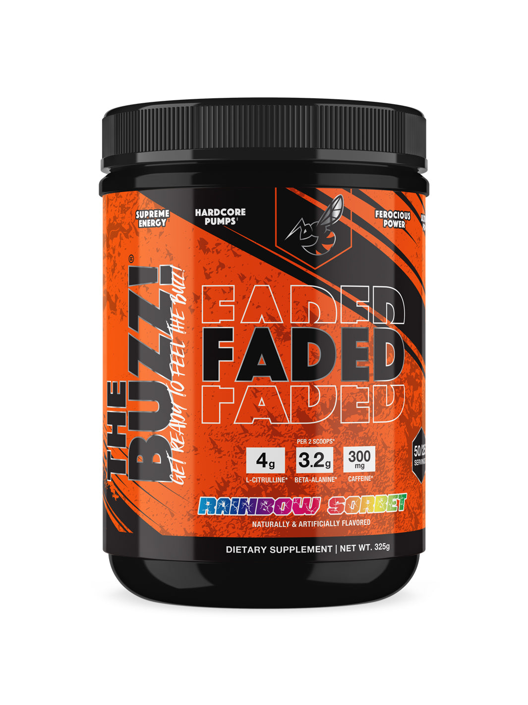 The Buzz! Faded - Rainbow Sorbet (325g)