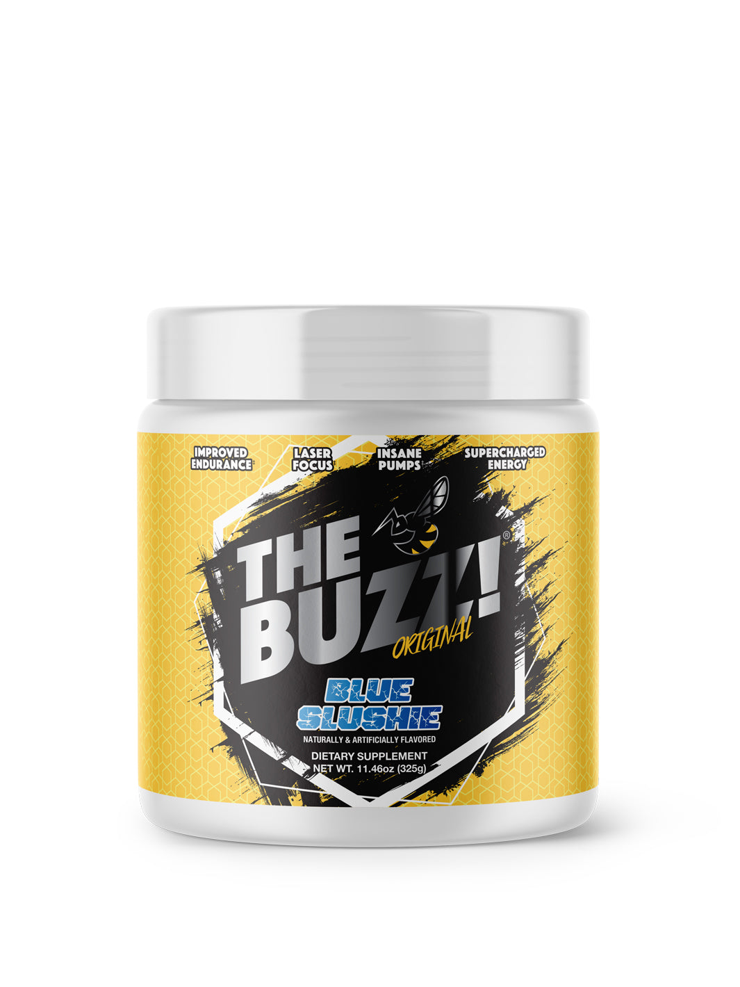 The Buzz! Original Pre-Workout  - Blue Slushie (325g)