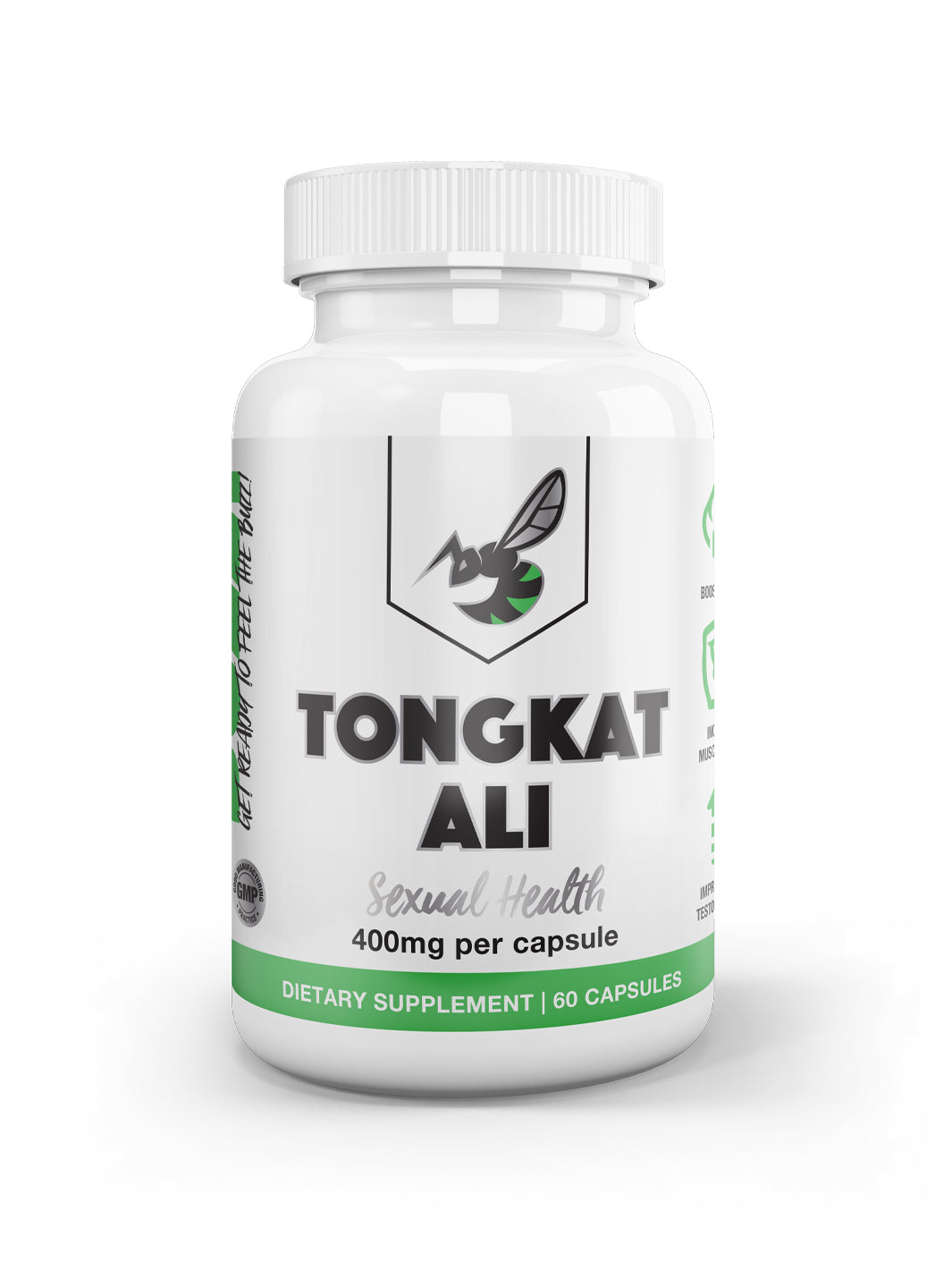 The Buzz! Tongkat Ali - Unflavoured (60 Capsules)